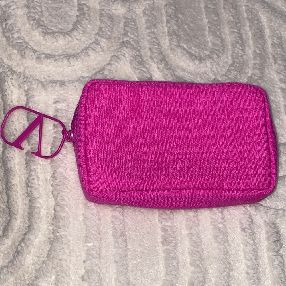 Valentino Pink Quilted Pouch